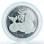 Russia 2 rubles Signs of Zodiac Capricorn proof silver coin 2002
