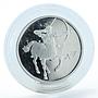 Russia 2 rubles Signs of Zodiac Sagittarius proof silver coin 2002