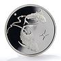 Russia 2 rubles Signs of the Zodiac Pisces proof silver coin 2003