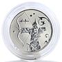 Russia 2 rubles Signs of the Zodiac Sagittarius proof silver coin 2005