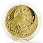 South Africa 50 rand Natura Giraffe gold coin 1/2 oz 2006