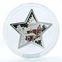 Samoa 5 dollars Merry Christmas Star silver proof coin 2012