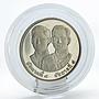Thailand 20 baht 50th Anniversary of Thai Veterans proof CuNi coin 1998