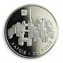 Ukraine 5 hryvnia 350 years Kharkiv Ancient City first capital nickel coin 2004