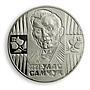 Ukraine 2 hryvnia Ulas Samchuk Outstanding writer journalist nickel coin 2005