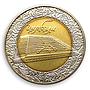 Ukraine 5 hryvnia Tsymbaly traditional folk music instrument bimetal coin 2006