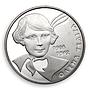 Ukraine 2 hryvnia Olena Teliha poet writer activist Nazi victim nickel coin 2007
