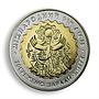 Ukraine 5 hryvnia International year of forests UN nature tree bimetal coin 2011