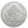 Ukraine 5 hryvnia Zhovkva Synagogue Renaissance architecture nickel coin 2012