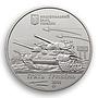 Ukraine 5 hryvnia 70 years Liberation of Nikopol from fascists nickel coin 2014