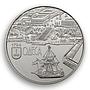 Ukraine 5 hryvnia 220 years of Odessa Hero City Black Sea Ship nickel coin 2014