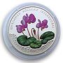 Ukraine 2 hryvnia Eastern Sowbread (Cyclamen Coum) Flora Flower nickel coin 2014