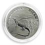 Ukraine, 2 hryvnias, OLESHKY SANDS, Lizard, Nature Park, nickel silver coin 2015