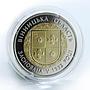 Ukraine 5 hryvnia 85 years Establishment of Vinnytsia Oblast bimetal coin 2017