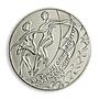 Ukraine 2 hryvnia Winter Olympics Salt Lake City Figure skating nickel coin 2001