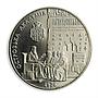 Ukraine 5 hryvnia Ostroh Academy higher education institution nickel coin 2001