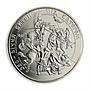 Ukraine 5 hryvnia 350 years of Battle of Batih (Batoh) cossack nickel coin 2002