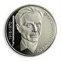 Ukraine 2 hryvnia Vasyl Sukhomlynsky teacher educator writer nickel coin 2003
