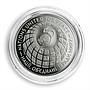 Ukraine 2 million karbovanets 50 Anniversary United Nations silver coin 1996