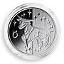 Ukraine 5 hryvnia Taurus Signs of Zodiac silver proof coin 2006