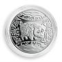 Ukraine 5 hryvnia Year of Pig Oriental Calendar silver proof coin 2007