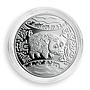 Ukraine 5 hryvnia Year of Pig Oriental Calendar silver proof coin 2007