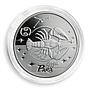 Ukraine 5 hryvnia Cancer Signs of Zodiac silver proof coin 2008