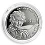 Ukraine 5 hryvnia Oksana Petrusenko Opera Romances Singer silver proof coin 2010