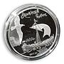 Ukraine 20 hryvnia Cossack Boat Ship Seagull silver proof coin 2010