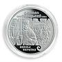 Ukraine 10 hryvnia Danylo of Halych Halytsien Volynien Duke silver coin 1998