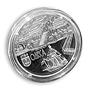 Ukraine 10 hryvnia 220 Years of Odessa Black Sea Port Ship silver coin 2014