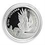 Ukraine 10 hryvnia Steppe Eagle Bird Fauna Red Book silver proof coin 1999