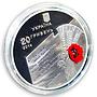 Ukraine 20 hryvnia 70 Anniversary Liberation from Fascist silver proof coin 2014