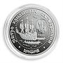Ukraine 10 hryvnia Petro Sahaidachnyi Cossack Hetman Ship silver proof coin 2000