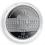 Ukraine 10 hryvnia 10 Years of National Bank silver proof coin 2001