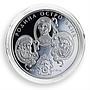 Ukraine 10 hryvnia Ostrozky Family Famous Families silver proof coin 2004