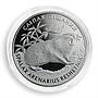 Ukraine 10 hryvnia Spalax Arenarius Mole Rat Red Book Fauna silver coin 2005