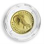 Ukraine 2 hryvnas Speckled Salamander Fauna gold coin 2003