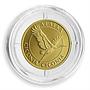 Ukraine 2 hryvnas White Stork Fauna Bird gold coin 2004
