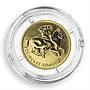 Ukraine 2 hryvnas Scythian Gold Rider Horse gold coin 2005