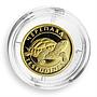 Ukraine 2 hryvnas Turtle Symbol of Longevity Wisdom gold coin 2009