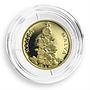 Ukraine 2 hryvnia Malva Mallow Fower Love Native Land gold coin 2012
