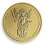 Ukraine 2 hryvni Archangel Michael gold coin 2013