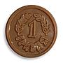 Ukraine 1 hryvnia USSR Collapse Severyanka Factory plastic trade token 1990s