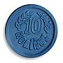 Ukraine 10 kopeck USSR Collapse Severyanka Factory plastic trade token 1990s