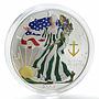 United States 1 dollar Liberty In God we trust Seafaring silver coin 2007