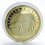 Zambia 1000 kwacha African Wildlife Antelope coin 2014