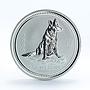 Australia 1 dollar Year of the Dog Lunnar Series I 1 oz Silver Coin 2006