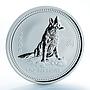 Australia 1 dollar Year of Dog Lunar Series I 1 Oz silver coin 2006