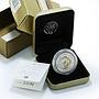 Australia 1 dollar Lunar Calendar I Year of the Dragon gilded silver coin 2000